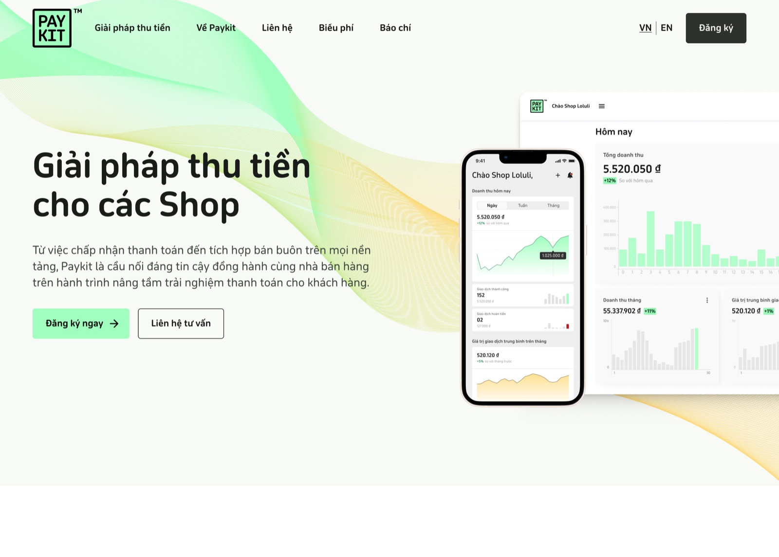 Paykit V1: a payment collection solution for shops