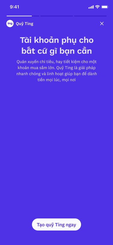 Quy Ting onboarding screen